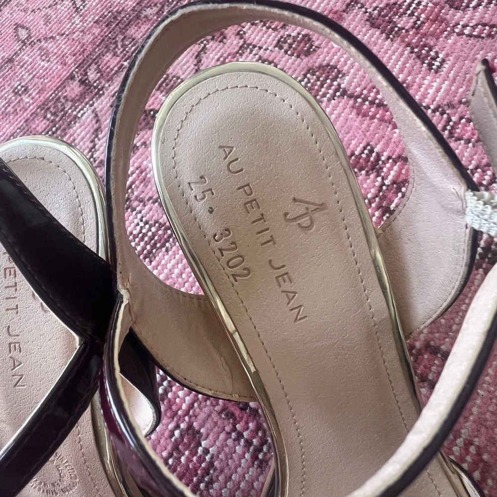 Chic Burgundy Ankle Strap Heels - Picture 3 of 5